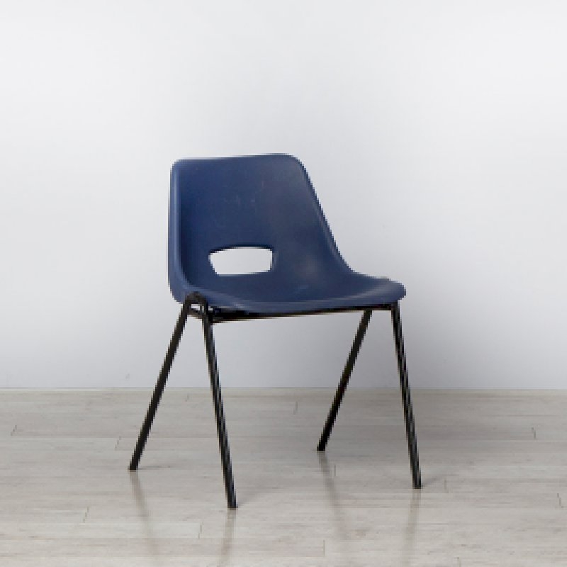 Dark Blue Polyprop Chair