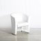 Leather Tub Chair - White