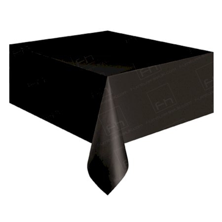 70 x 108 inch Black Tablecloth