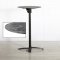 600mm Black Marble Round Poseur Table