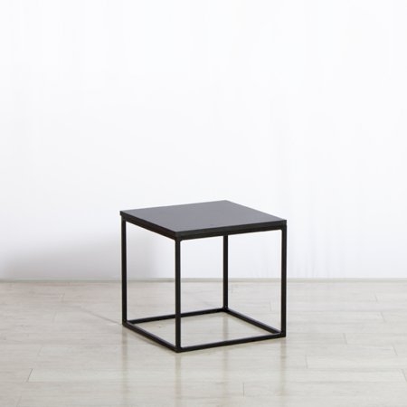 Box Frame Coffee Table Black 460 x 460 x 460h