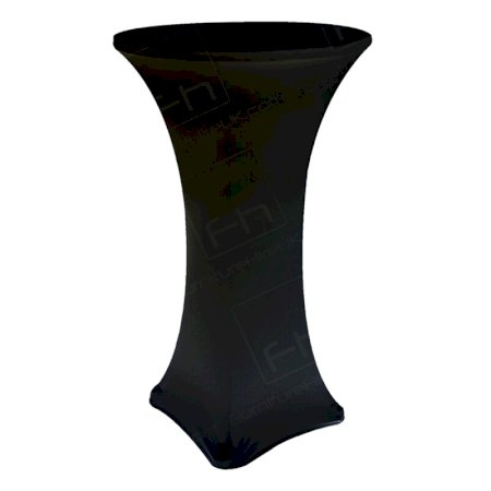 Fitted Black Poseur Table Cover