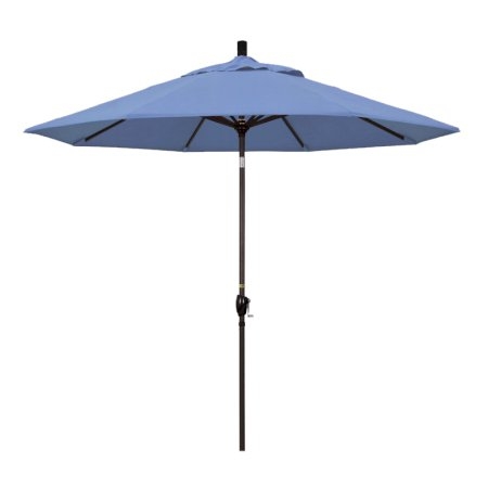 2.7m Sapphire Blue Parasol