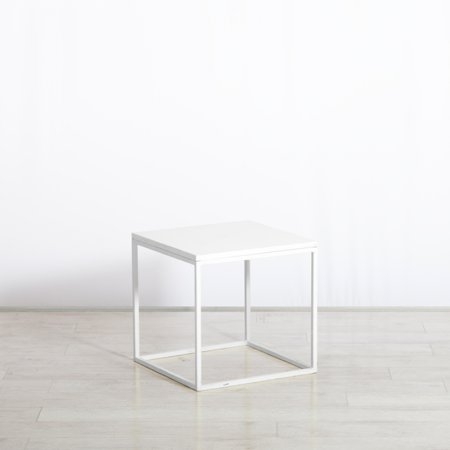 Box Frame Coffee Table White 460 x 460 x 460h