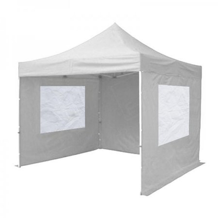 White Popup Marquee With Sides 3x3m